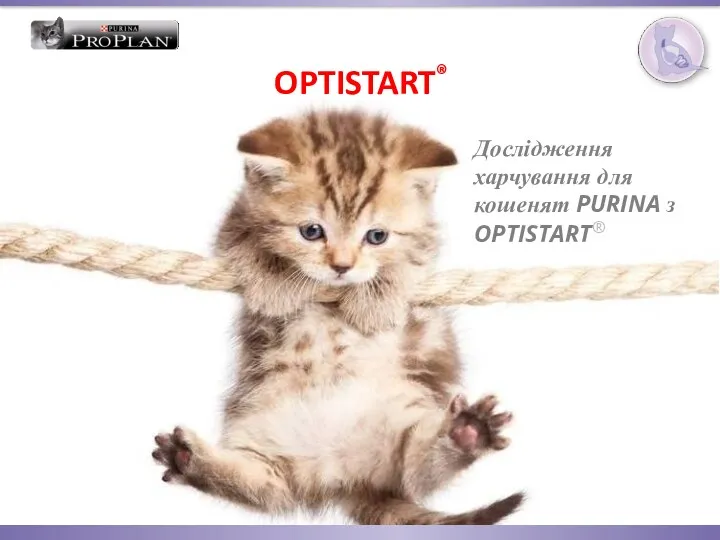 Дослідження харчування для кошенят PURINA з OPTISTART® OPTISTART®