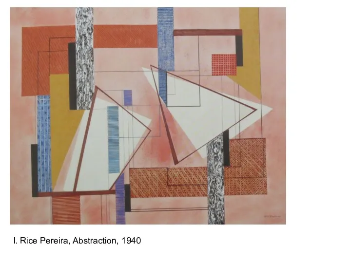 I. Rice Pereira, Abstraction, 1940