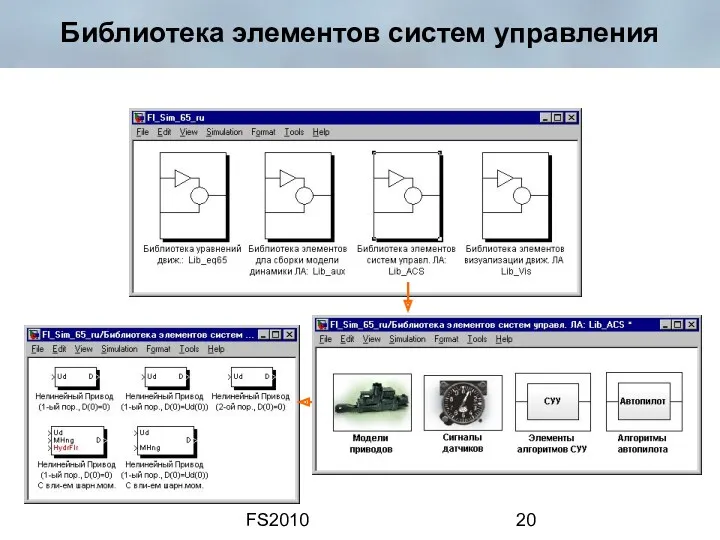 FS2010 Библиотека элементов систем управления