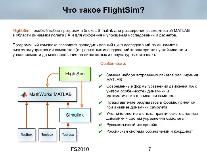 FS2010 Что такое FlightSim? Особенности: Замена набора встроенных пакетов расширения