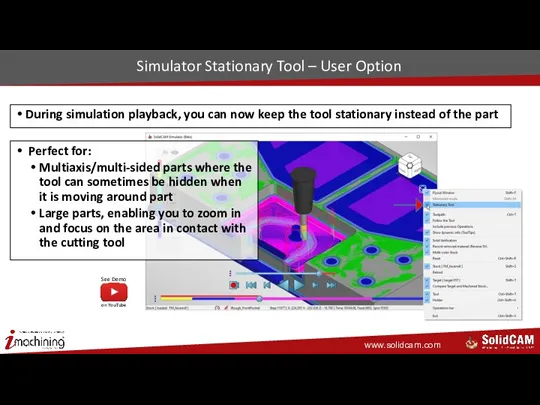 Simulator Stationary Tool – User Option During simulation playback, you