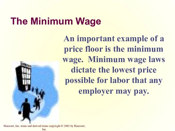 The Minimum Wage An important example of a price floor