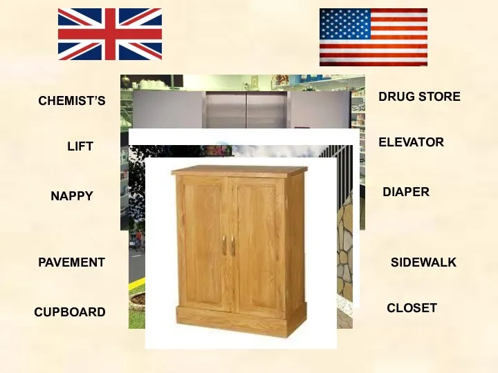 CHEMIST’S DRUG STORE LIFT ELEVATOR NAPPY DIAPER PAVEMENT SIDEWALK CUPBOARD CLOSET