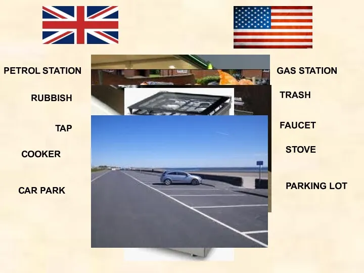 PETROL STATION GAS STATION RUBBISH TRASH TAP FAUCET COOKER STOVE CAR PARK PARKING LOT