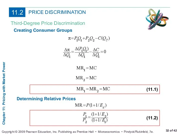 PRICE DISCRIMINATION Third-Degree Price Discrimination Creating Consumer Groups Determining Relative Prices