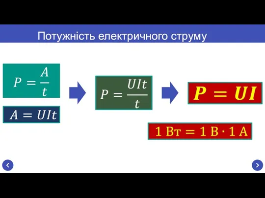 Потужність електричного струму