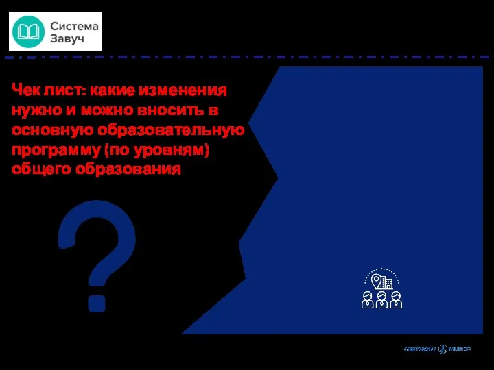 4 Чек лист: какие изменения нужно и можно вносить в основную образовательную программу