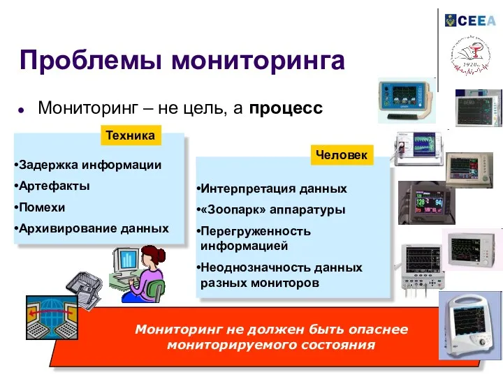 Проблемы мониторинга Мониторинг – не цель, а процесс Мониторинг не