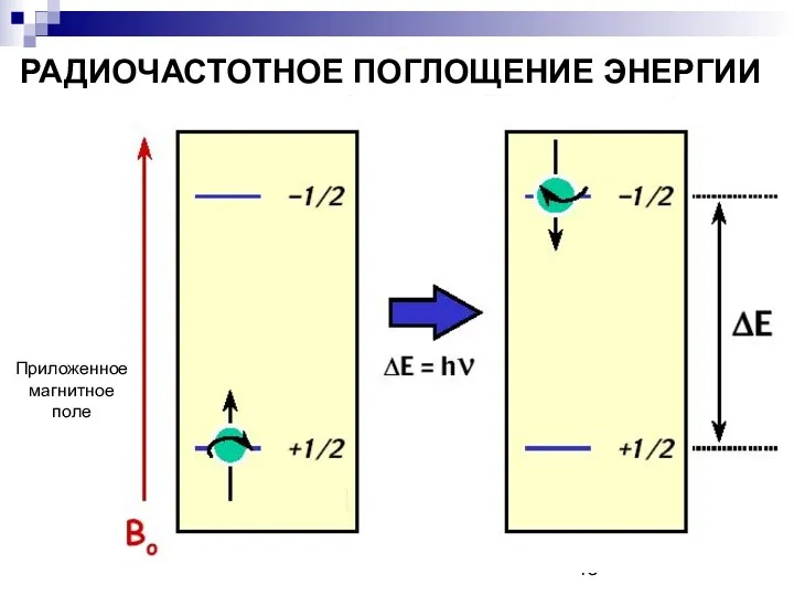 РАДИОЧАСТОТНОЕ ПОГЛОЩЕНИЕ ЭНЕРГИИ Приложенное магнитное поле