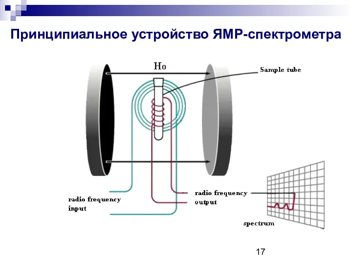 Принципиальное устройство ЯМР-спектрометра