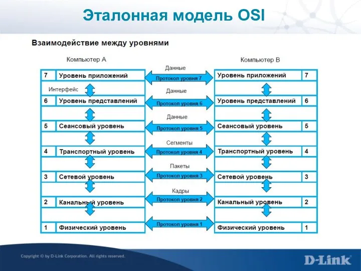 Эталонная модель OSI