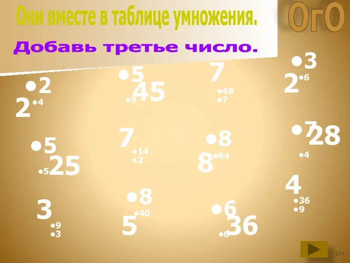 3 6 2 49 7 5 9 45 7 Добавь