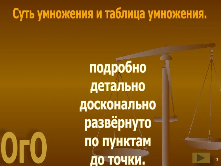 Суть умножения и таблица умножения. подробно детально досконально развёрнуто по пунктам до точки. ОгО