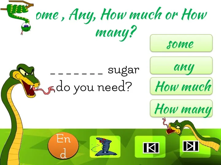 _______ sugar do you need? some any How much How