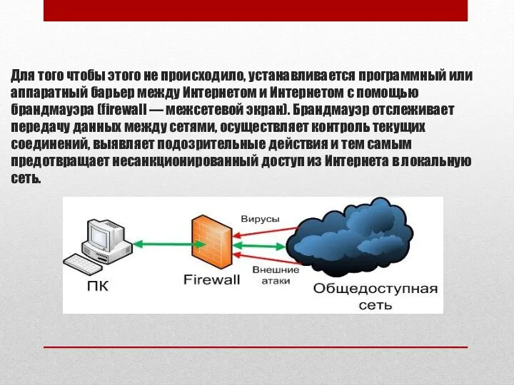 Для того чтобы этого не происходило, устанавливается программный или аппаратный