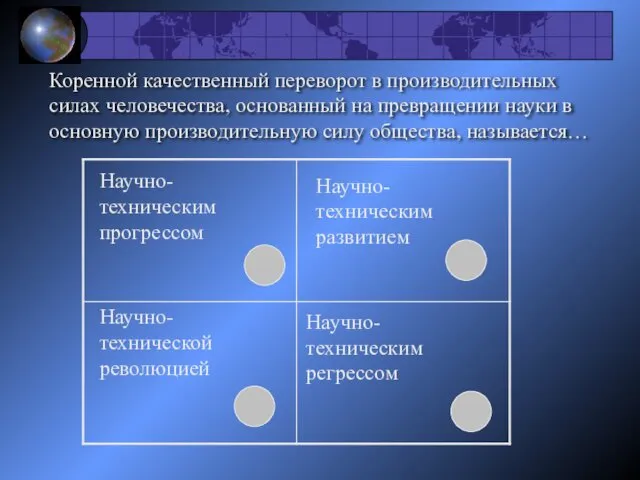 Коренной качественный переворот в производительных силах человечества, основанный на превращении