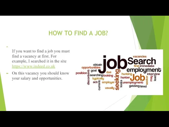 HOW TO FIND A JOB? If you want to find