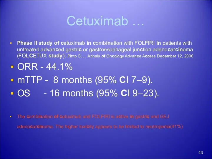 Cetuximab … Phase II study of cetuximab in combination with