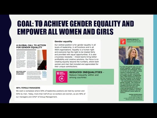 GOAL: TO ACHIEVE GENDER EQUALITY AND EMPOWER ALL WOMEN AND GIRLS