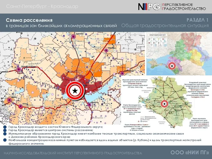 РАЗДЕЛ 1 Общая градостроительная ситуация НАУЧНО-ИССЛЕДОВАТЕЛЬСКИЙ ИНСТИТУТ ПЕРСПЕКТИВНОГО ГРАДОСТРОИТЕЛЬСТВА ООО
