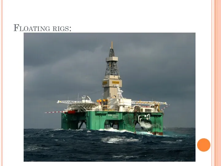 Floating rigs: