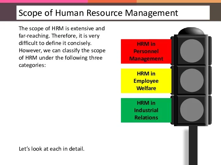 The scope of HRM is extensive and far-reaching. Therefore, it is very difficult