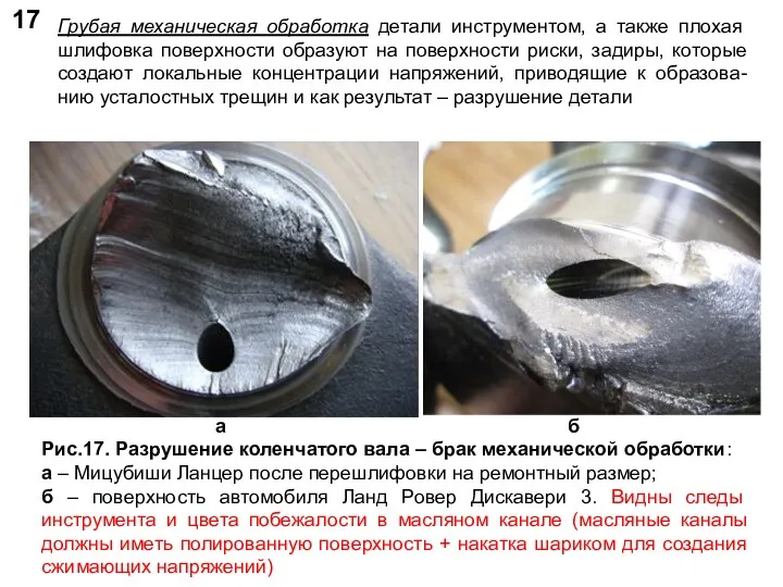 Рис.1/ 220. Остатки стружки и осколки, которые ещё ча­стично связаны