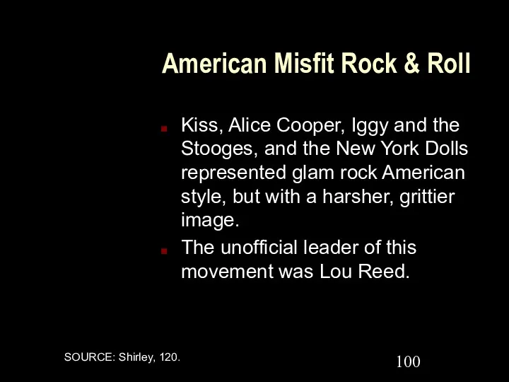 American Misfit Rock & Roll Kiss, Alice Cooper, Iggy and