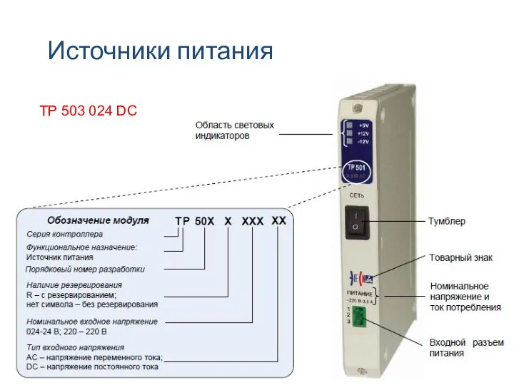 Источники питания TP 503 024 DC