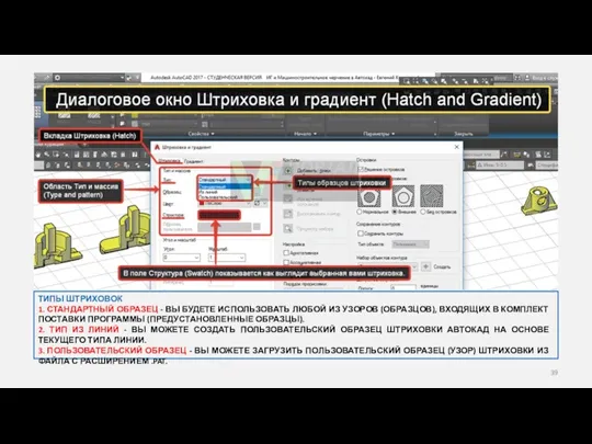 ТИПЫ ШТРИХОВОК 1. СТАНДАРТНЫЙ ОБРАЗЕЦ - ВЫ БУДЕТЕ ИСПОЛЬЗОВАТЬ ЛЮБОЙ