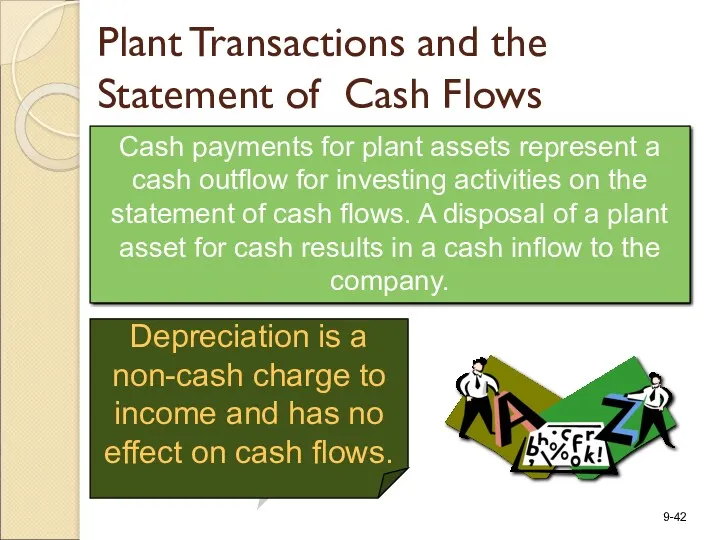 Plant Transactions and the Statement of Cash Flows Cash payments