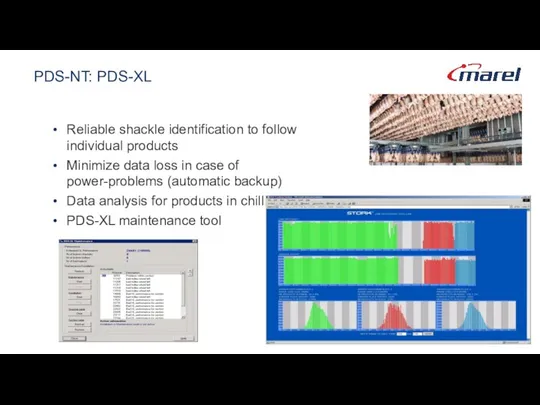 PDS-NT: PDS-XL Reliable shackle identification to follow individual products Minimize