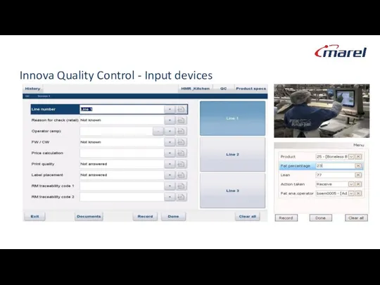 Innova Quality Control - Input devices
