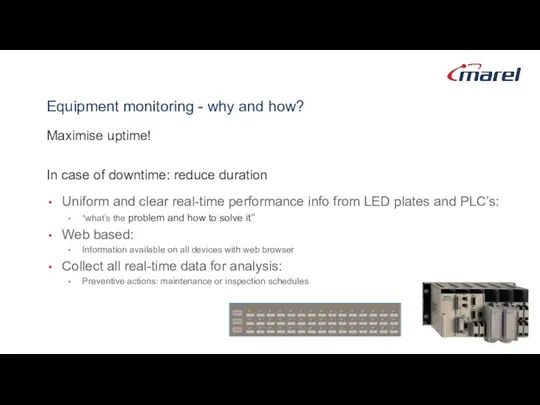 Equipment monitoring - why and how? Maximise uptime! In case