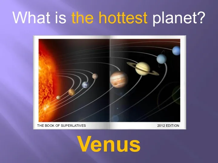 What is the hottest planet? Venus