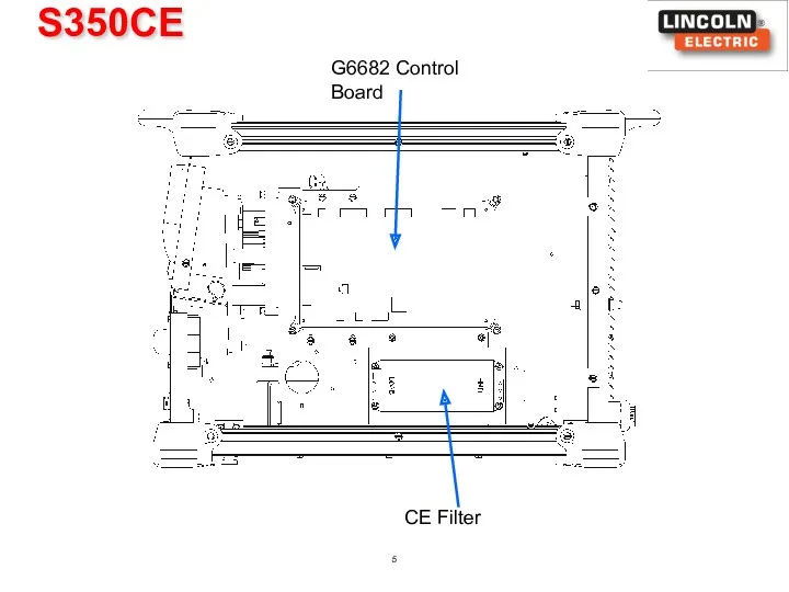 S350CE G6682 Control Board CE Filter
