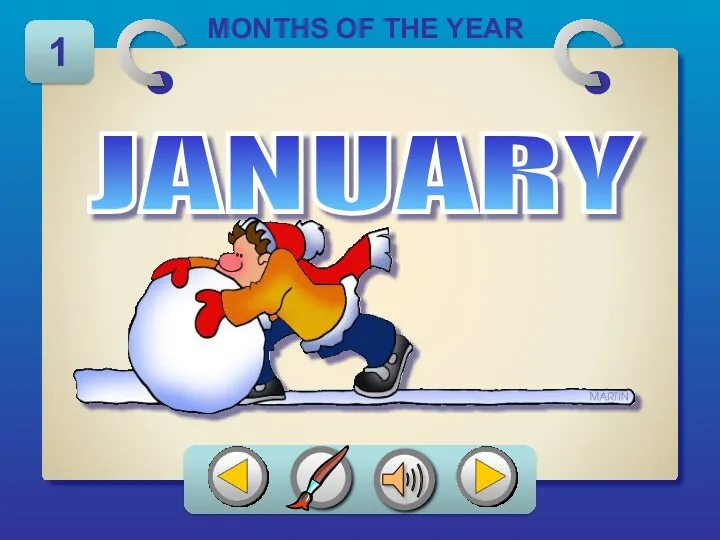 MONTHS OF THE YEAR JANUARY 1