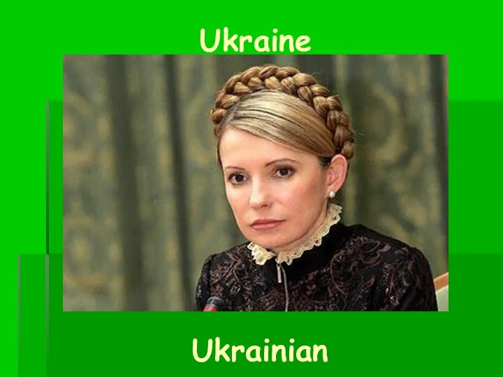 Ukraine Ukrainian