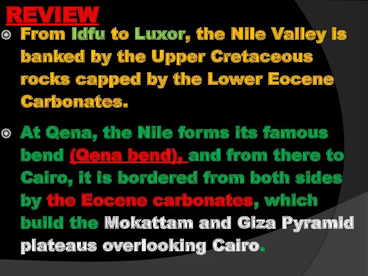 REVIEW From Idfu to Luxor, the Nile Valley is banked