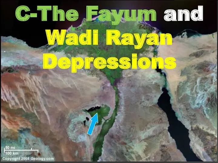 . C-The Fayum and Wadi Rayan Depressions