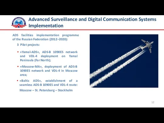 Advanced Surveillance and Digital Communication Systems Implementation ADS facilities implementation