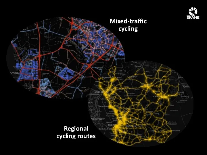 Mixed-traffic cycling Regional cycling routes