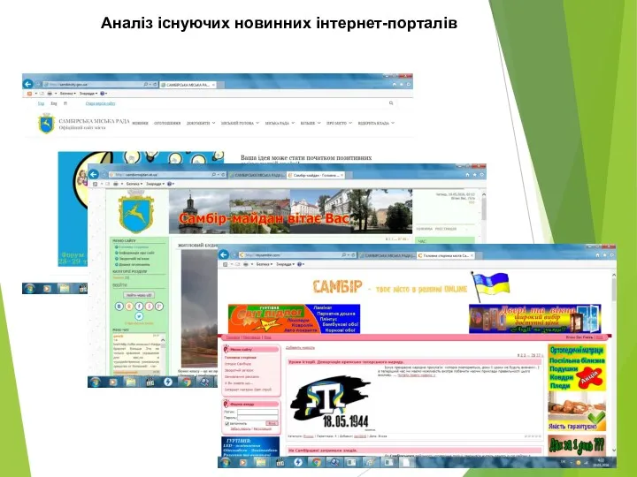 Аналіз існуючих новинних інтернет-порталів