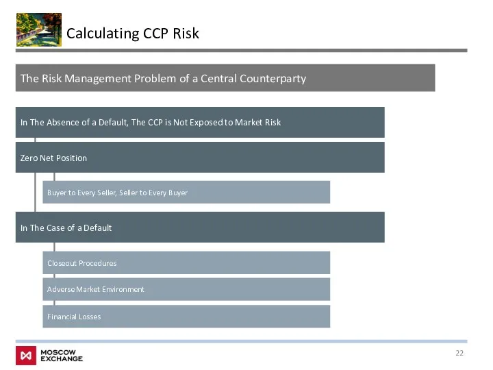 Calculating CCP Risk The Risk Management Problem of a Central Counterparty Buyer to