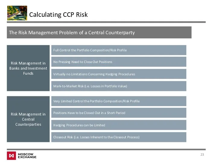 Calculating CCP Risk The Risk Management Problem of a Central Counterparty Risk Management