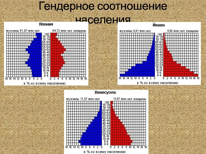 Гендерное соотношение населения