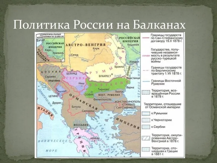 Политика России на Балканах