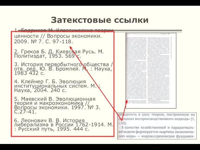 Затекстовые ссылки 1. Бодриков М. Классические теории ценности // Вопросы