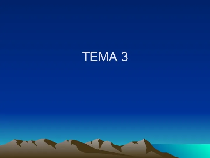 ТЕМА 3