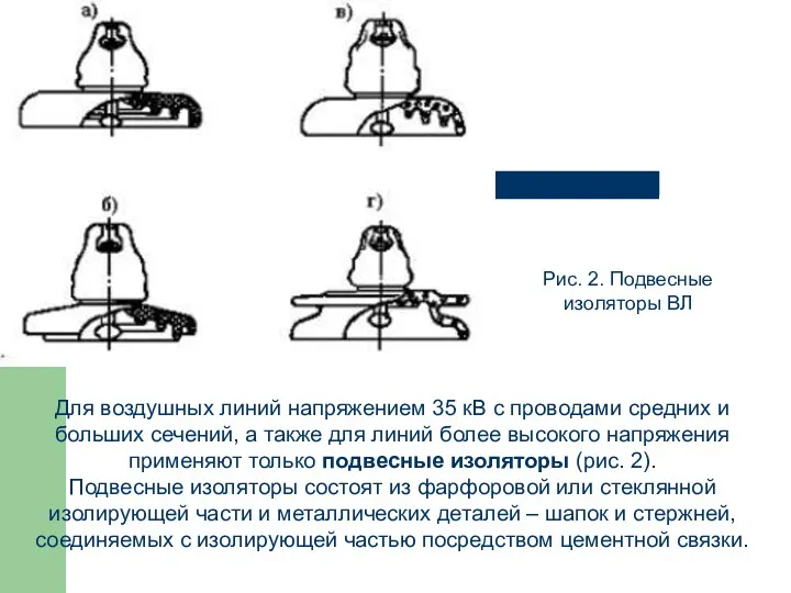 Для воздушных линий напряжением 35 кВ с проводами средних и